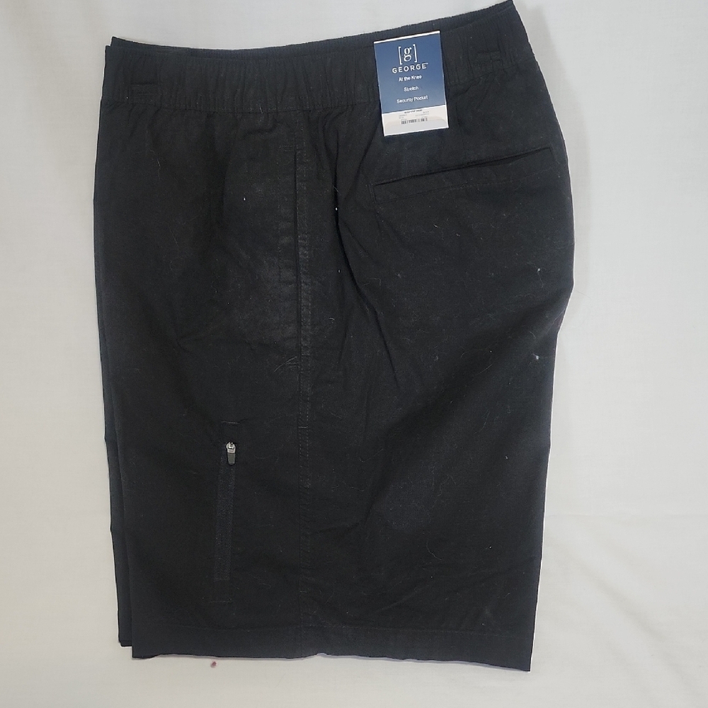George Men's Black Shorts
